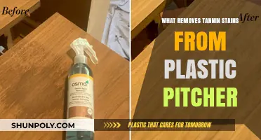 Effective Ways to Remove Tannin Stains from Plastic Pitchers