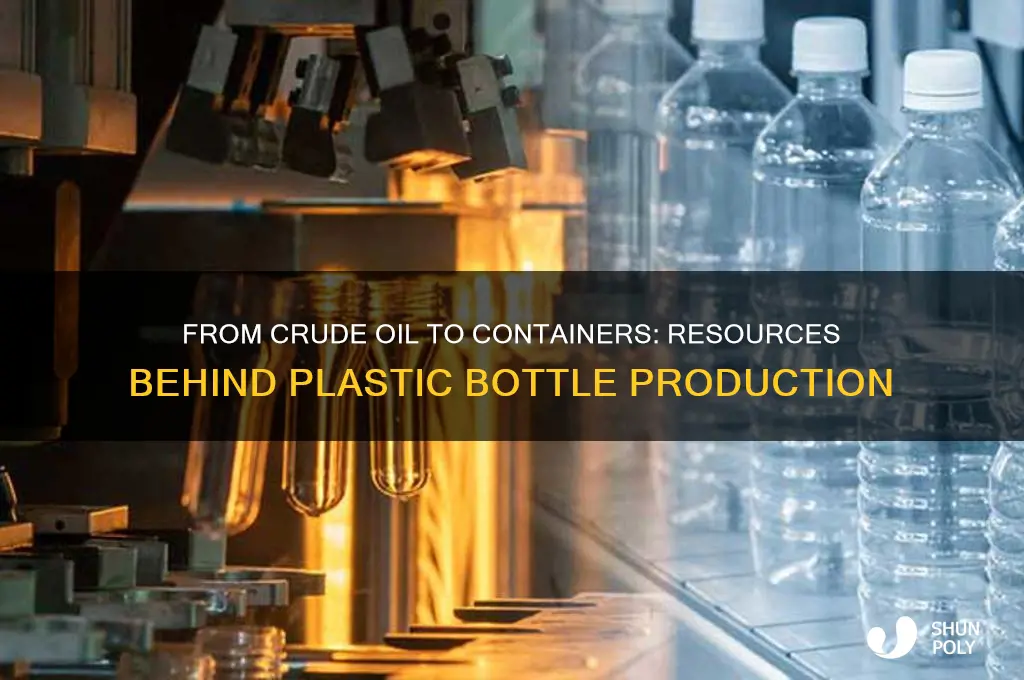 what resources are used to make plastic bottles