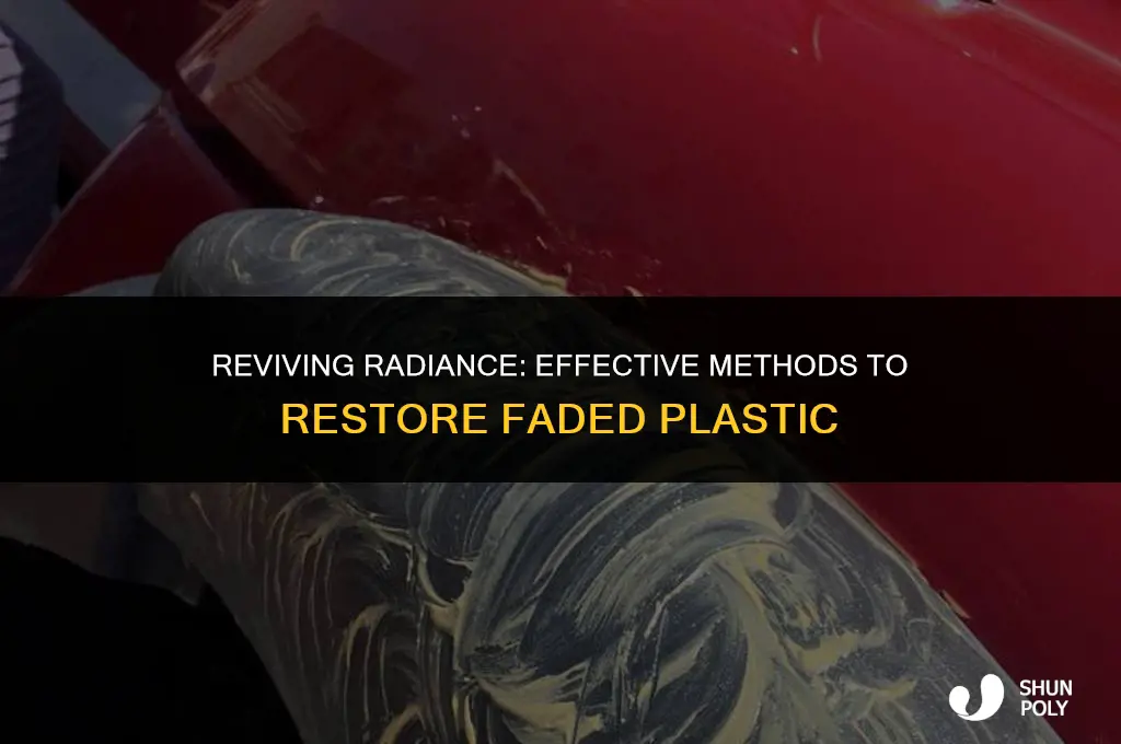 what restores faded plastic
