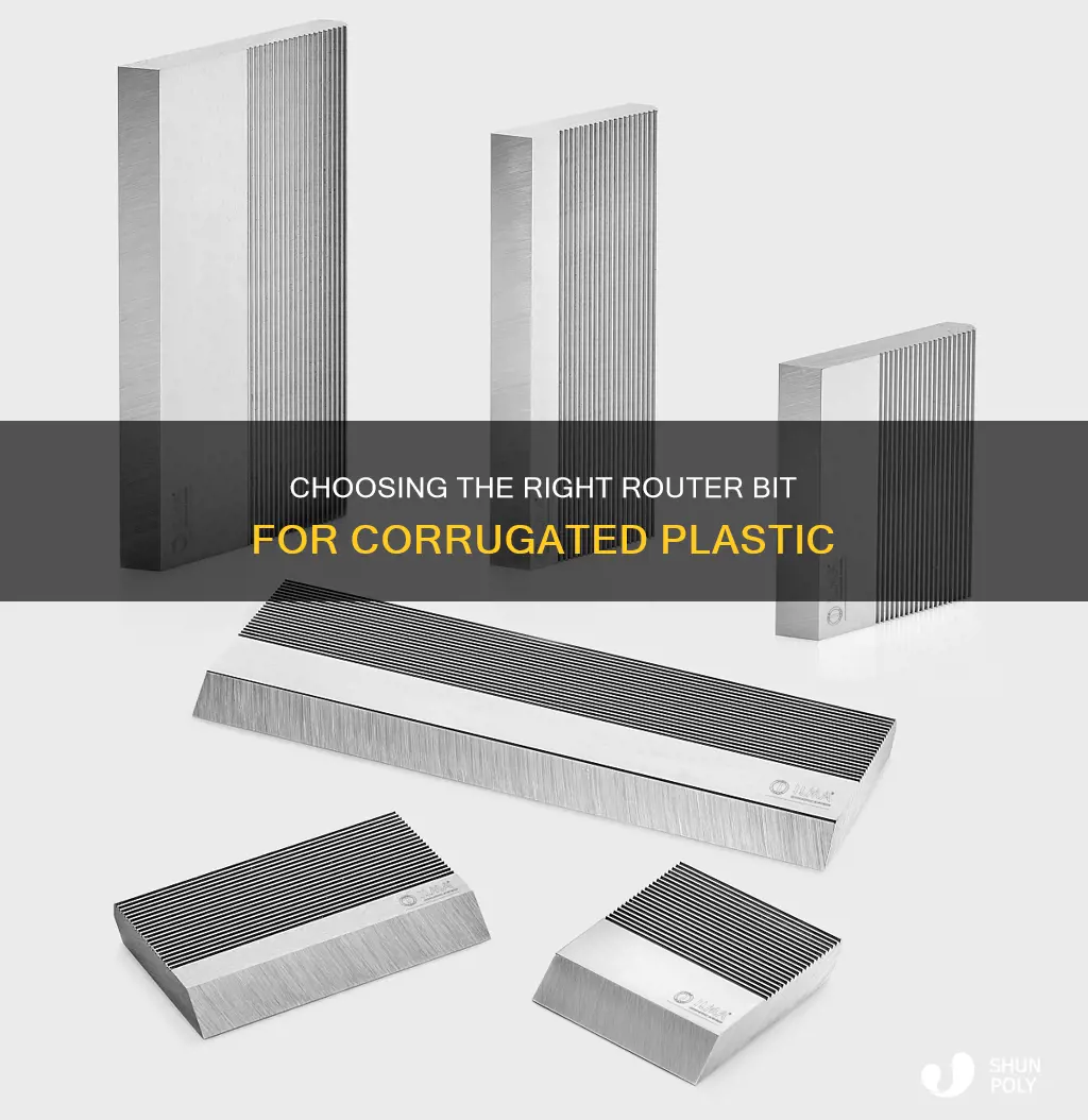 what router bit for corrugated plastic