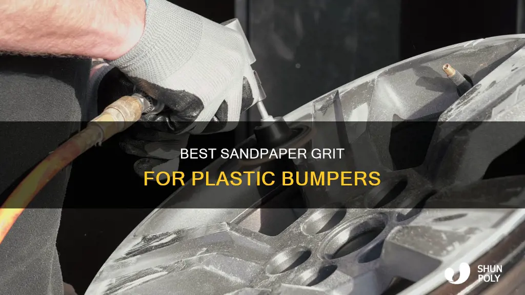 what sandpaper grit for plastic bumper