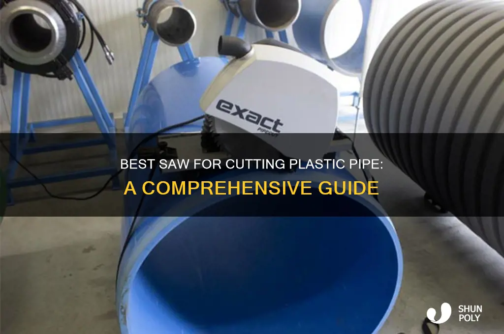 what saw to cut plastic pipe