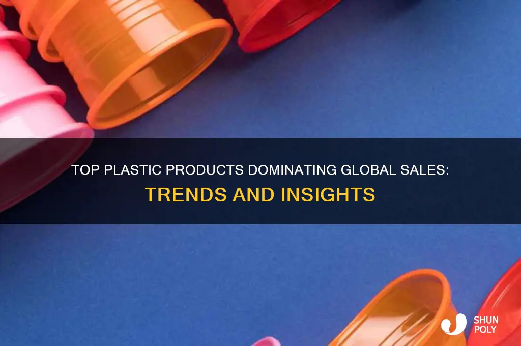 what sells the most made from plastic