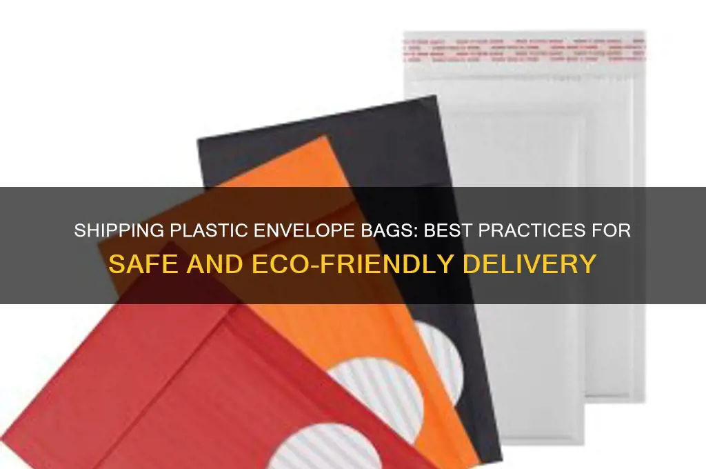 what shipping for plastic envelope bag