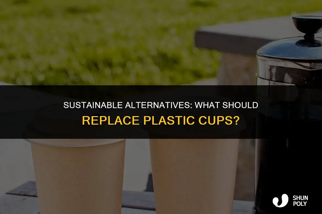 what should replae plastic cups
