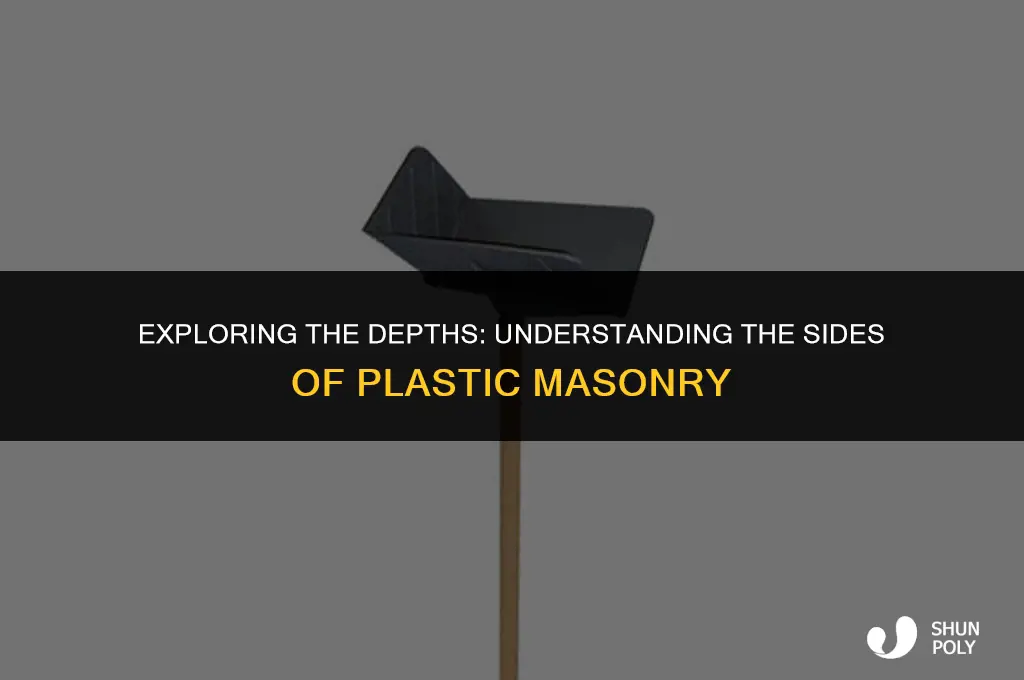 what side of plastic masonry