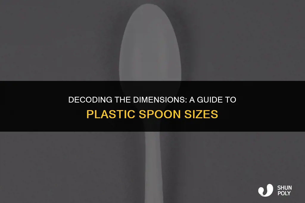 what size are plastic spoons