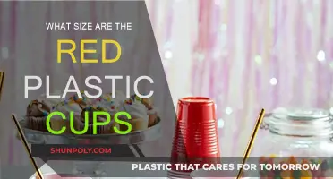 Red Plastic Cups: What's the Standard Size?