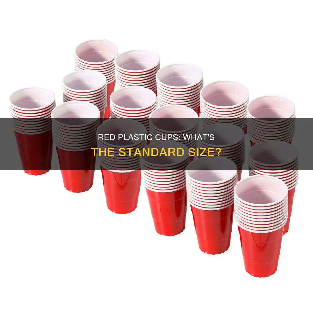what size are the red plastic cups