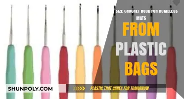 Crochet Hook Size Guide for Plastic Bag Homeless Mats