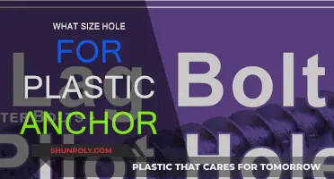Plastic Anchor Hole Size: What's the Right Fit?