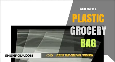 Standard Plastic Grocery Bag Dimensions and Their Uses