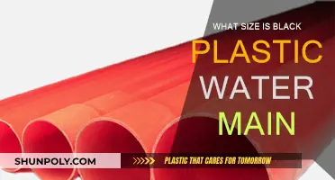 Black Plastic Pipes: Understanding Water Main Sizes