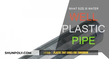 Water Well Pipe Sizing: Understanding Plastic Pipe Dimensions