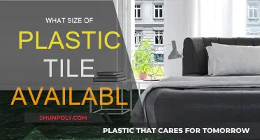 Plastic Tile Sizes: How Many Options Are There?