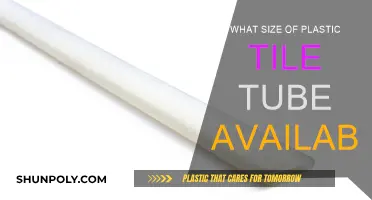 Plastic Tile Tube Sizes: What Are Your Options?