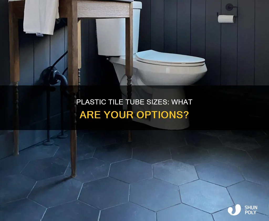 what size of plastic tile tube available