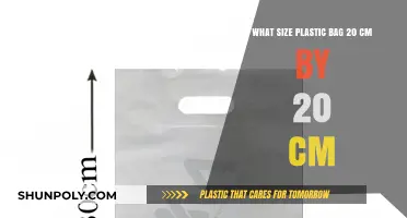Choosing the Right 20 cm by 20 cm Plastic Bag Size