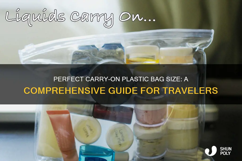 what size plastic bag for carry on