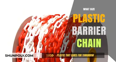 Choosing the Right Plastic Barrier Chain Size for Your Needs