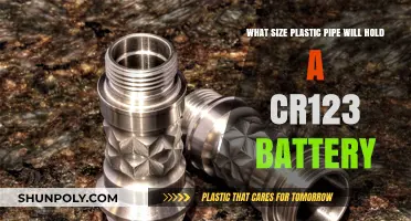 Choosing the Right Plastic Pipe for CR123 Batteries: A Guide