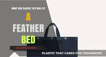 Finding the Perfect Plastic Tote for Your Feather Bed: A Size Guide