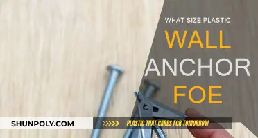 Wall Anchor Sizes: Understanding Plastic Expansion Anchors