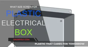 Choosing the Right Screw Size for Plastic Electrical Boxes