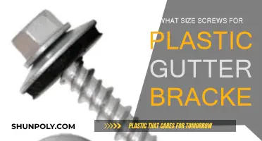 Choosing the Right Screw Size for Plastic Gutter Brackets
