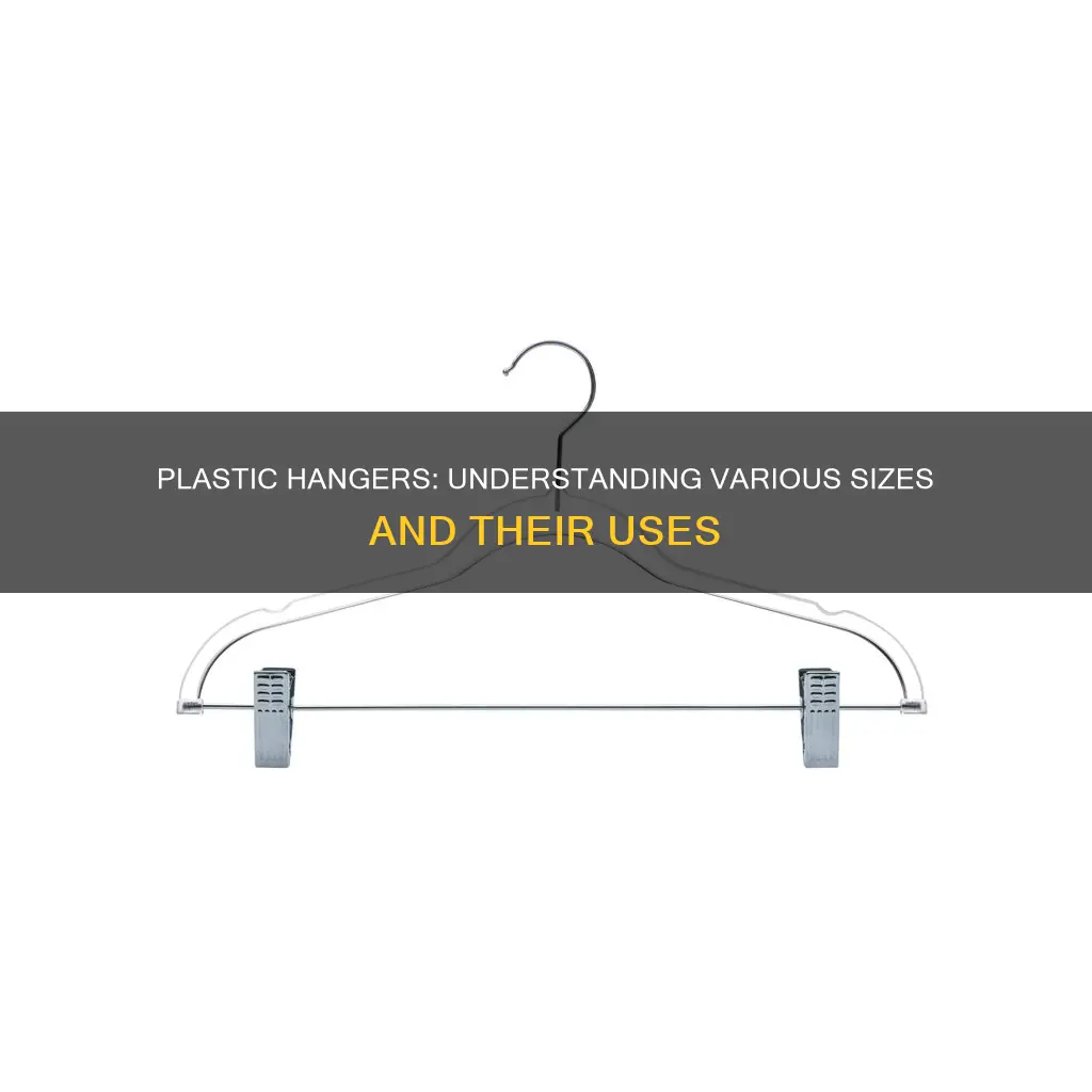 what sizes do plastic hangers come in