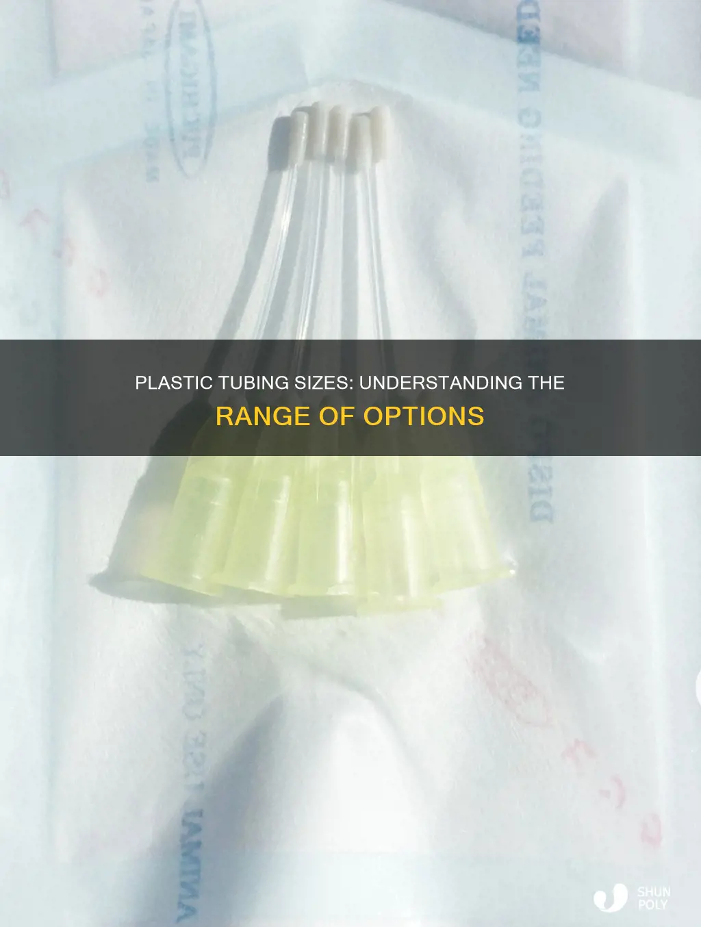 what sizes does plastic tubing come in