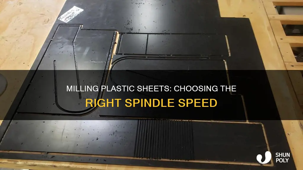 what spindle speed for milling plastic sheet