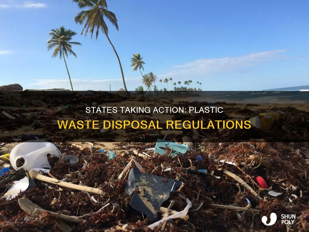 what srates regulate plastic waste disposal