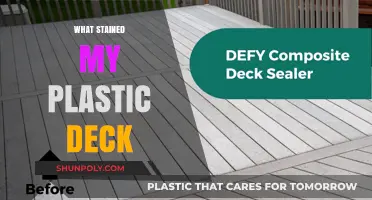 Uncovering the Culprits: What Stained My Plastic Deck?