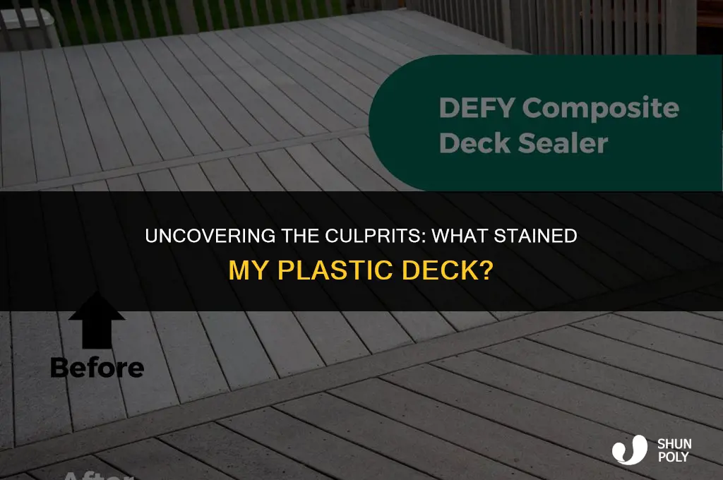 what stained my plastic deck