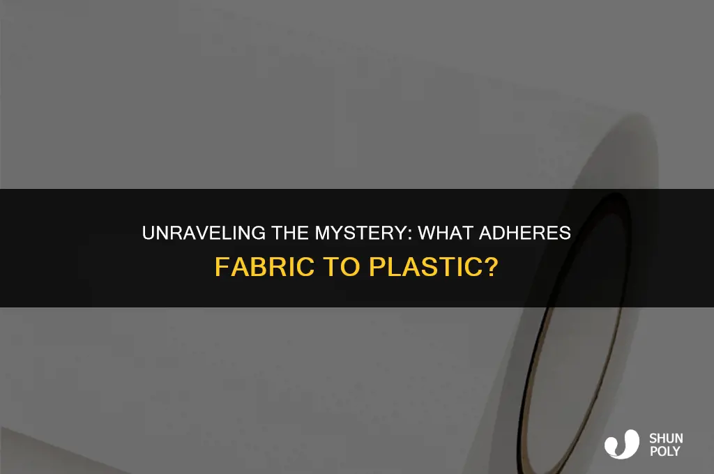 what sticks fabric to plastic