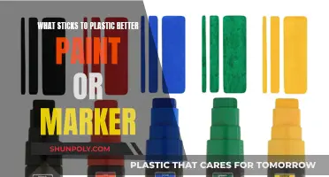Paint or Marker: Which One Sticks Better to Plastic?
