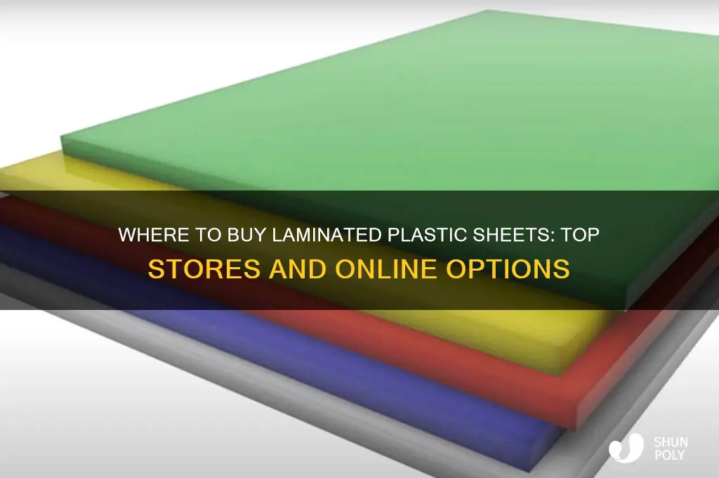 what store cn i get lamenated plastic