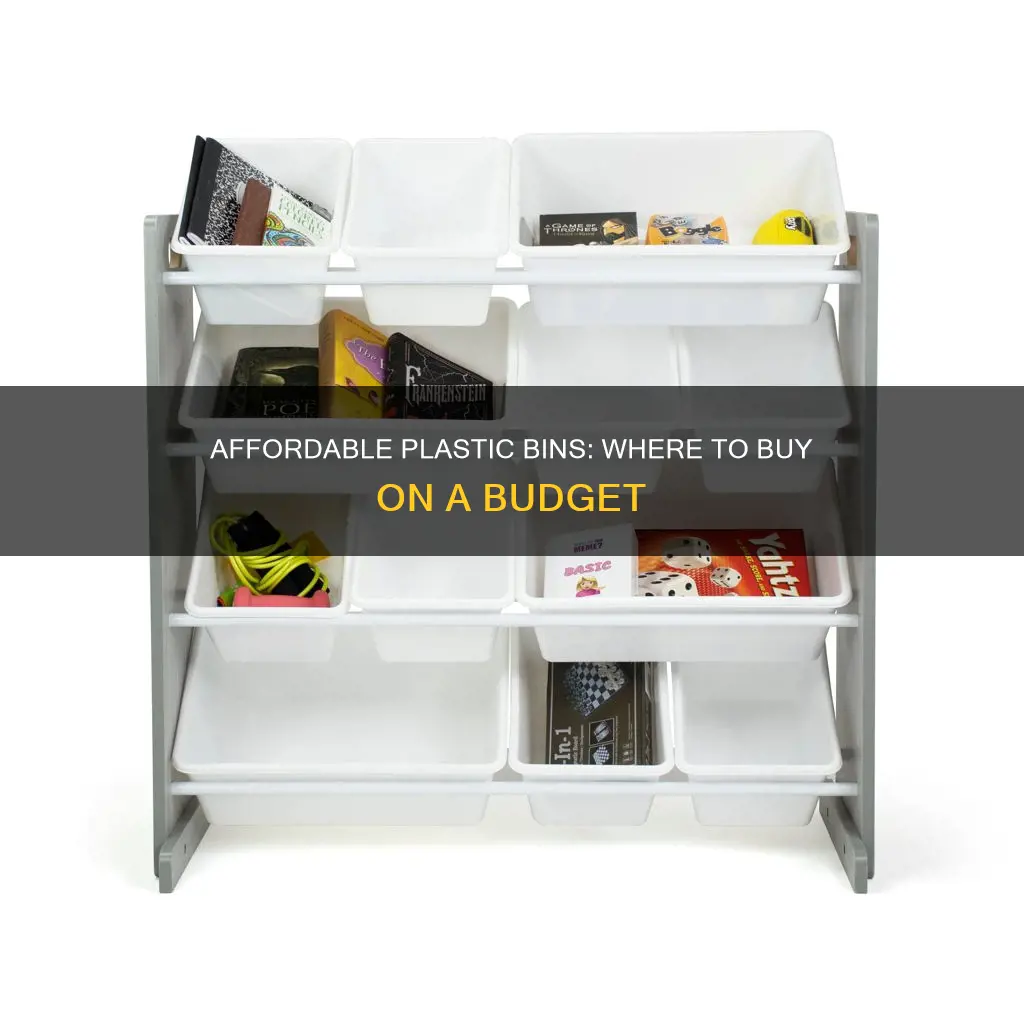 what store sells the plastic bins cheap