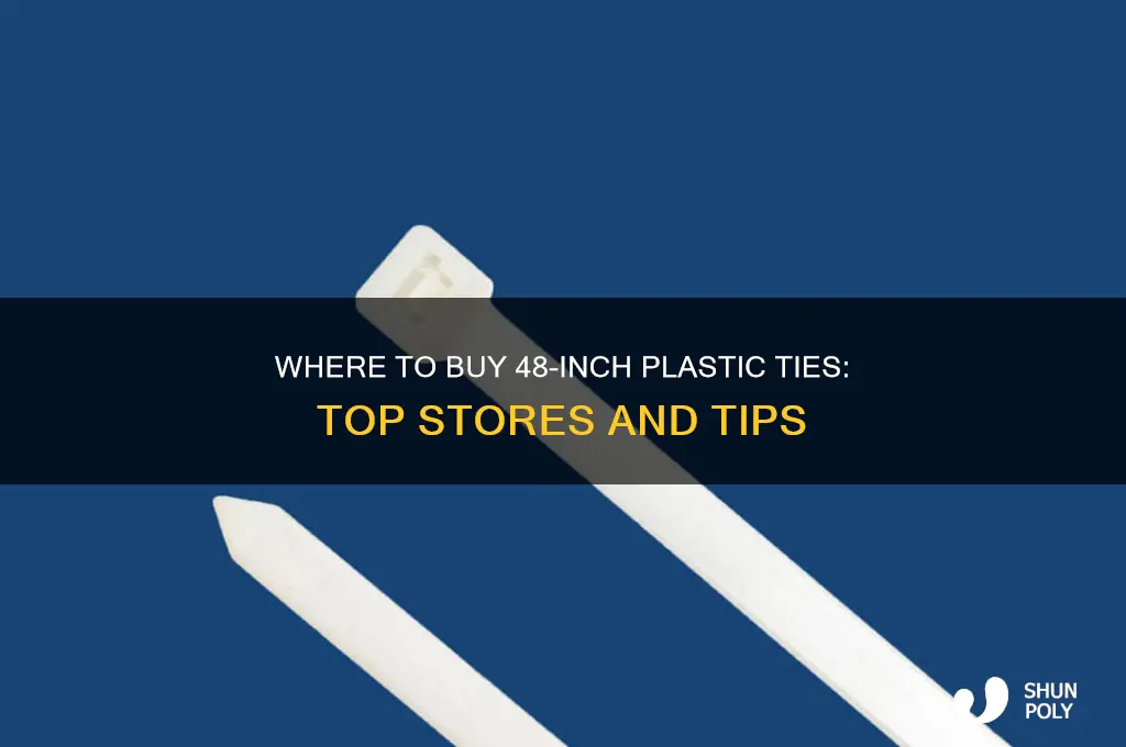 what store to buy 48 inch plastic ties