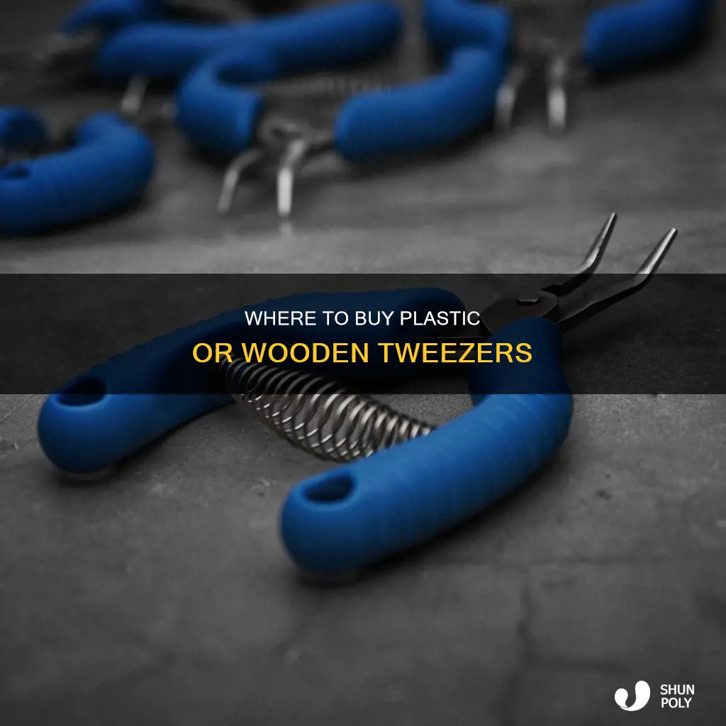 what stores have plastic or wooden tweezers