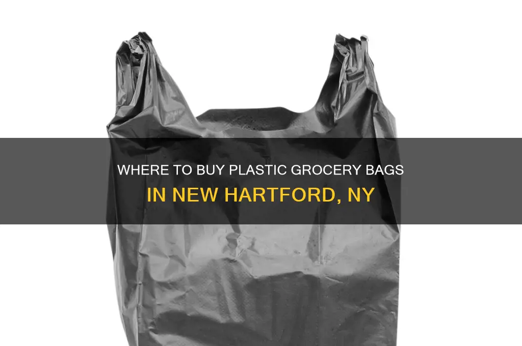 what stores in new hartford ny sell plastic grocery bags