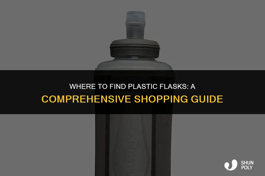 what stores sell plastic flasks