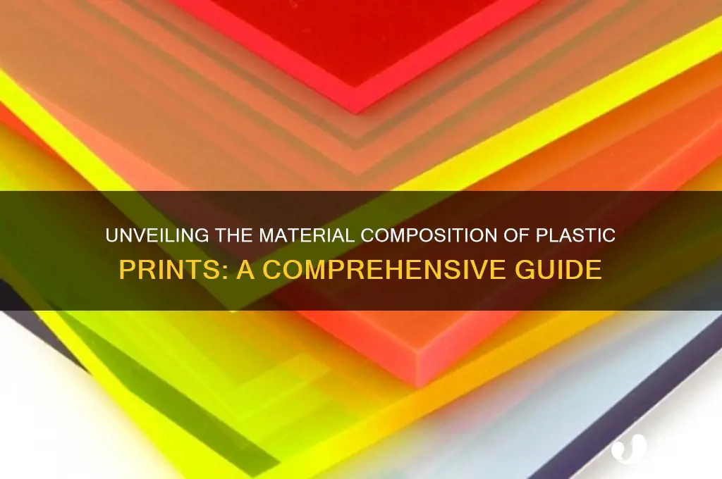 what substance are plastic prints made of