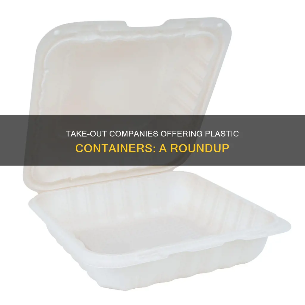 what take-out companies offer plastic containers