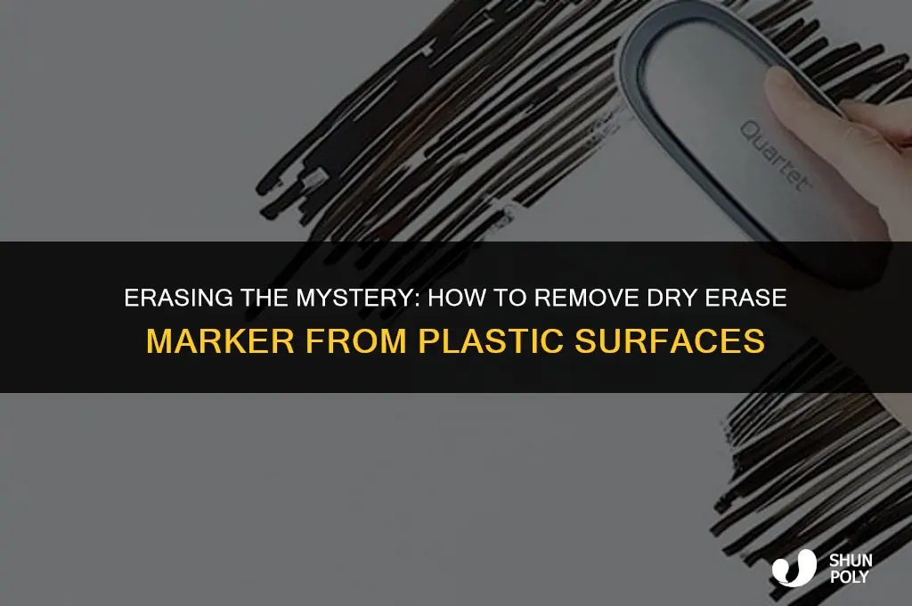 what takes dry erase marker off plastic