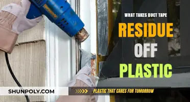 Removing Duct Tape Residue from Plastic: A Comprehensive Guide