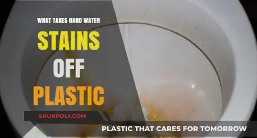 Effective Solutions to Remove Hard Water Stains from Plastic Surfaces
