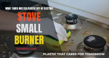 Efficiently Removing Melted Plastic from Electric Stove Burners