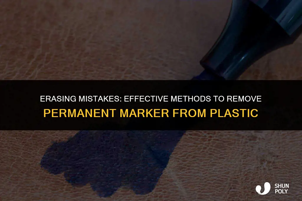 what takes permanent marker off of plastic